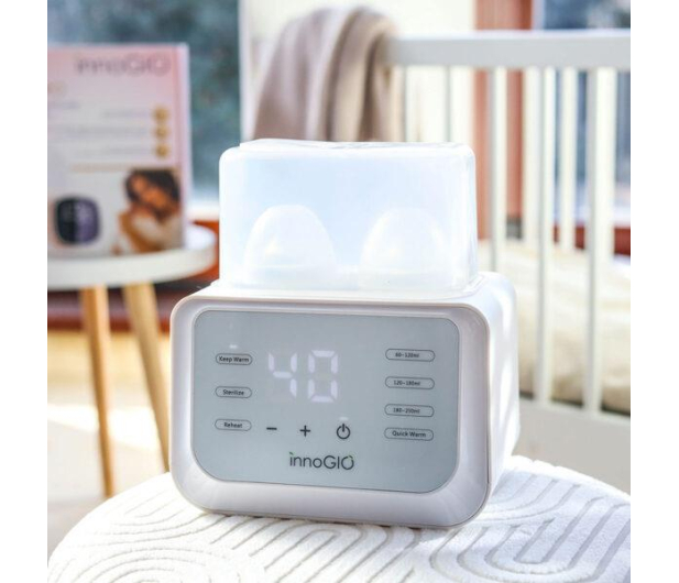 InnoGIO GIOwarm Fast Duo- Podwójny podgrzewacz i sterylizator butele - 1360140 - zdjęcie 4